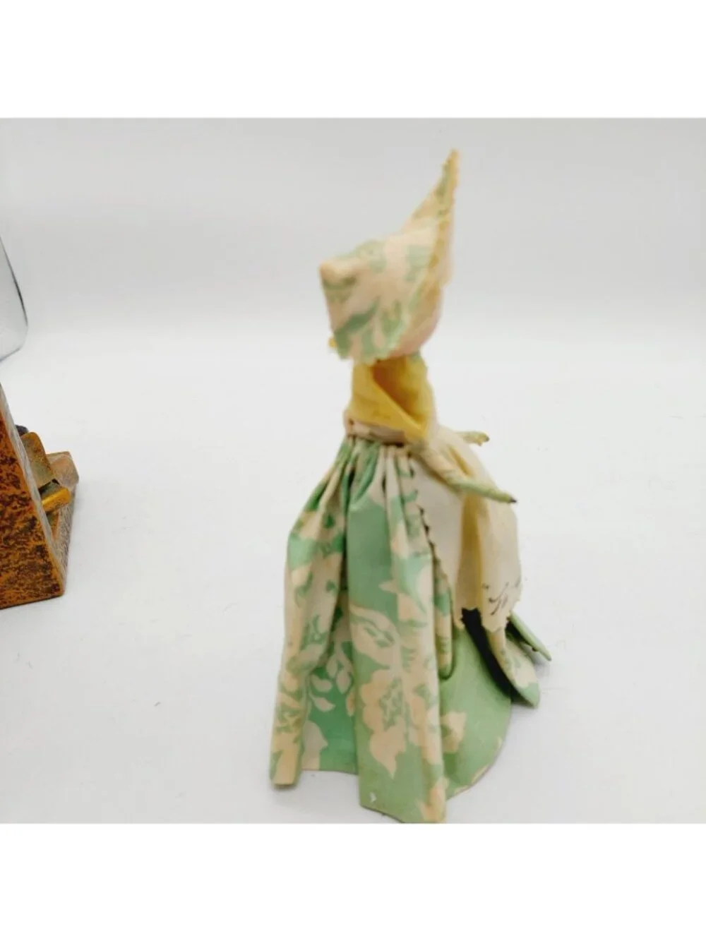 The Berea Belle Figurine Belle Girl Wood Fabric Metal 6